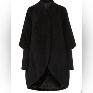 NWT Universal Standard Talfer jacket. Black. Faux Fur. Sz 18-20